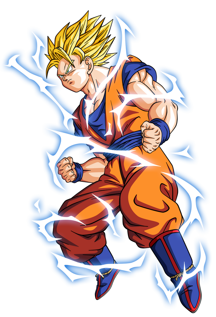 Goku super saiyan 2 by BardockSonic on DeviantArt