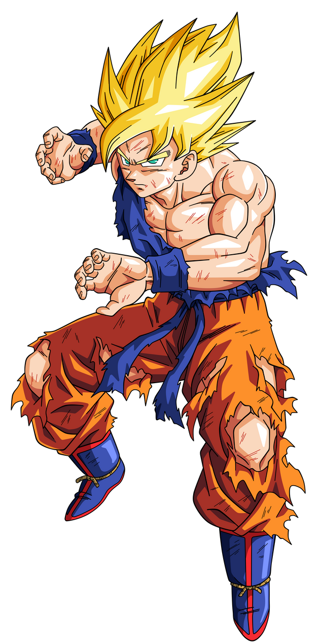 Goku Ssj By Bardocksonic-d5vstf7 2,028×3,000 Pixeles - Goku Super