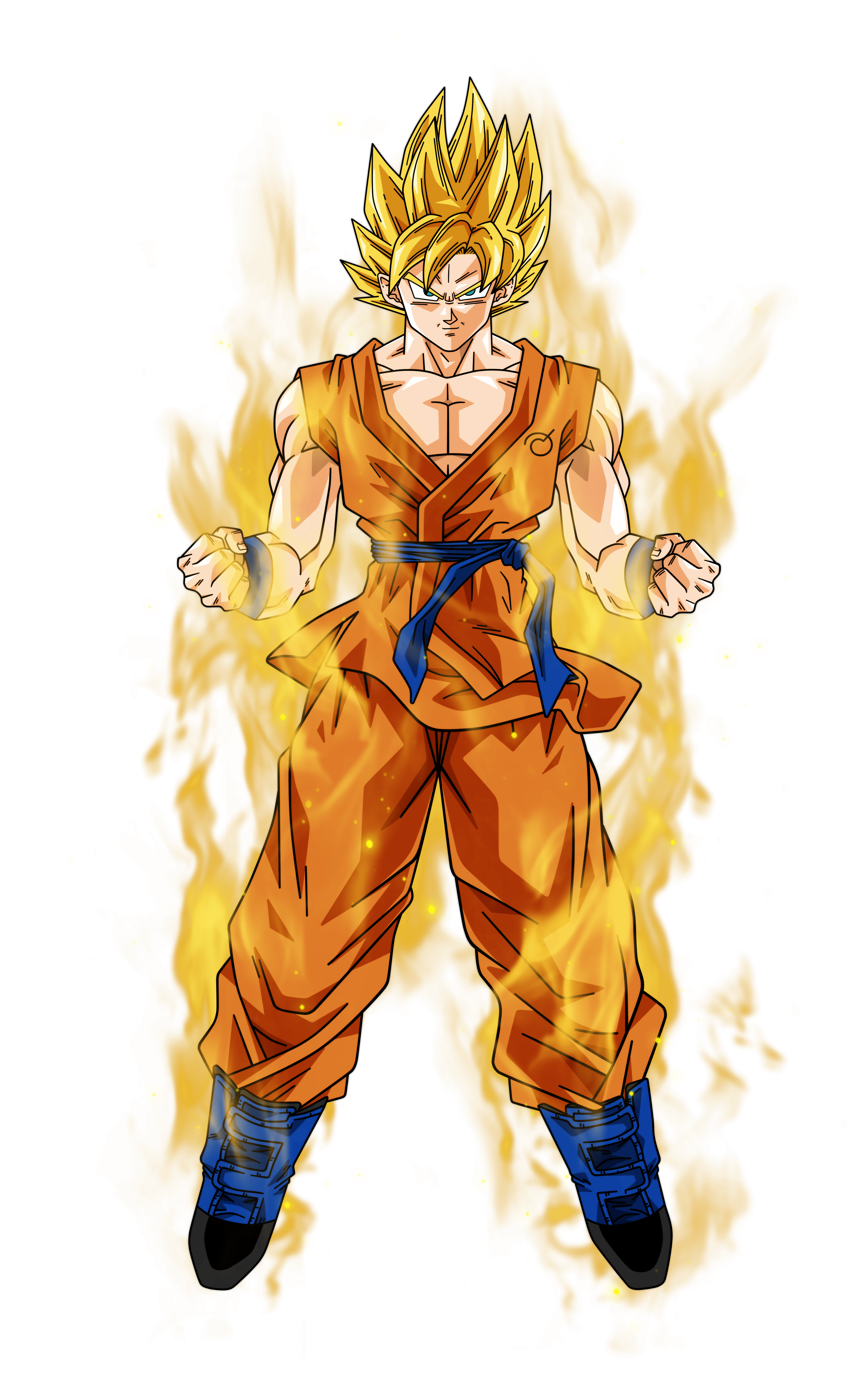 Goku super saiyan Infinity aura by Gachanick on DeviantArt