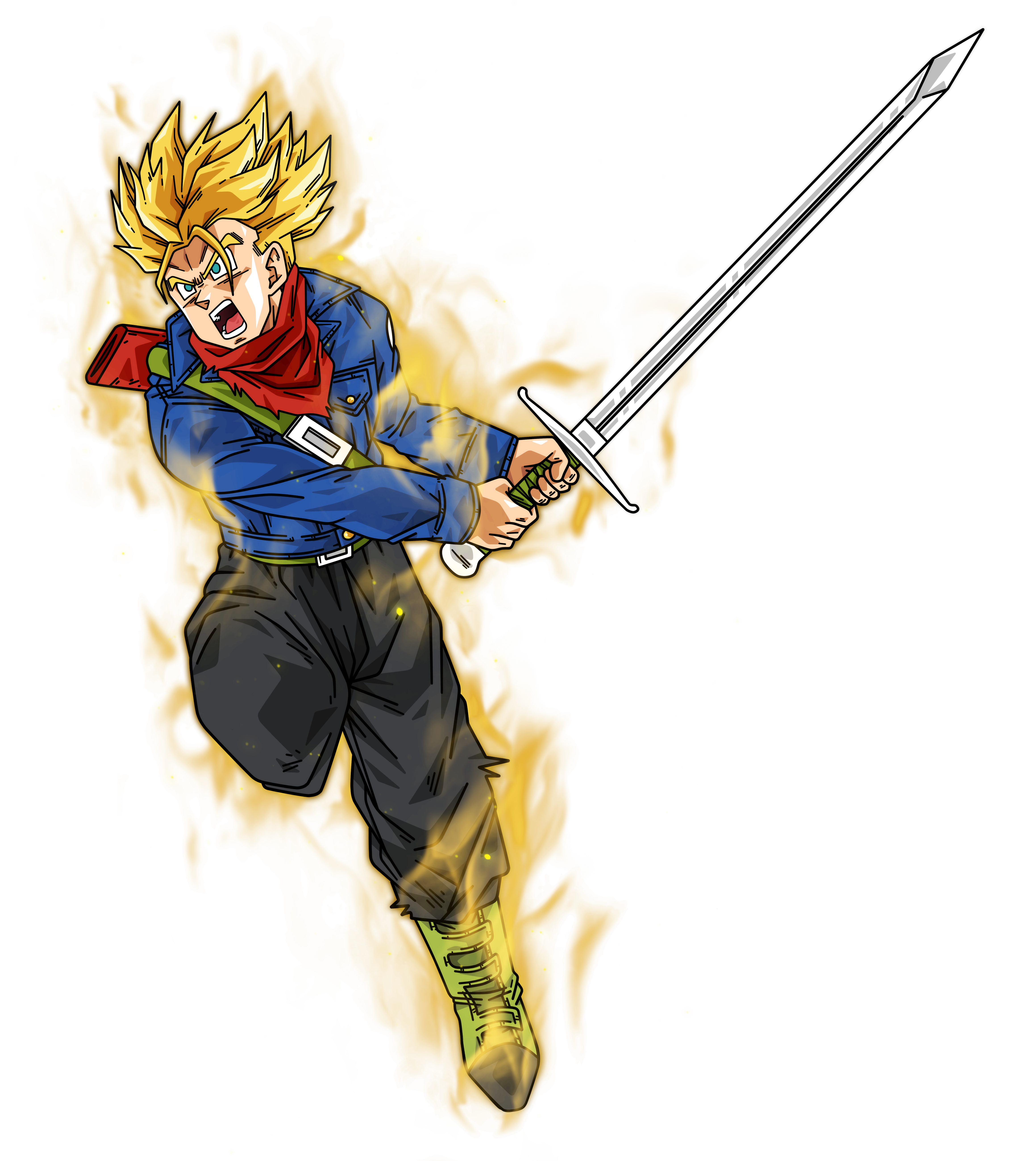 trunks del futuro dragon ball super by naironkr on DeviantArt