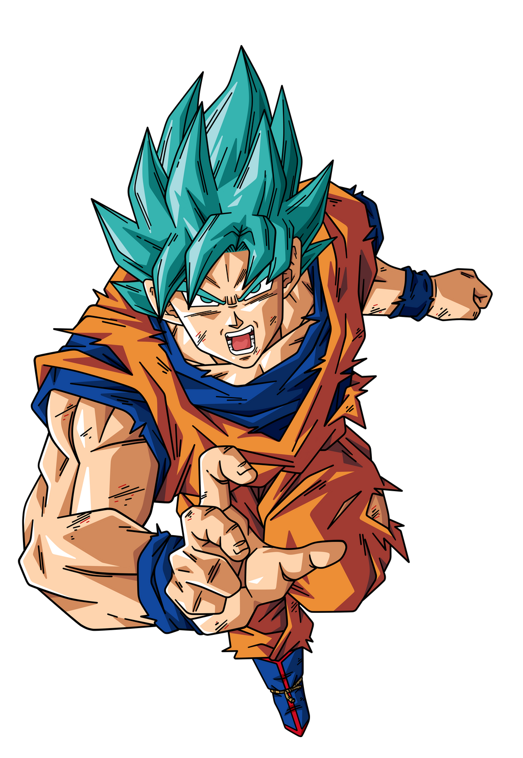 Goku super saiyan Blue 3 by BardockSonic on DeviantArt