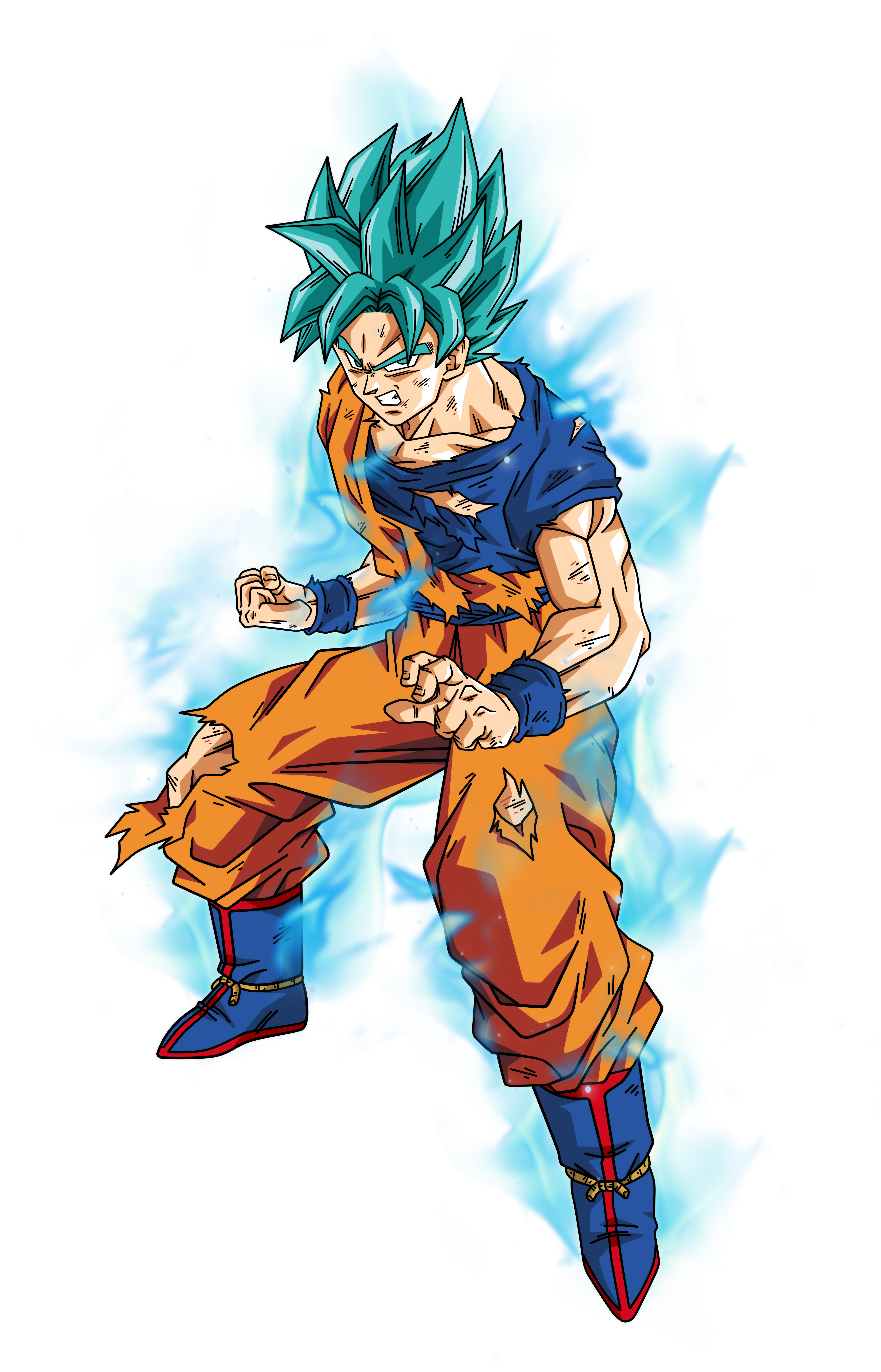 Goku super saiyan Blue kaioken by BardockSonic on DeviantArt