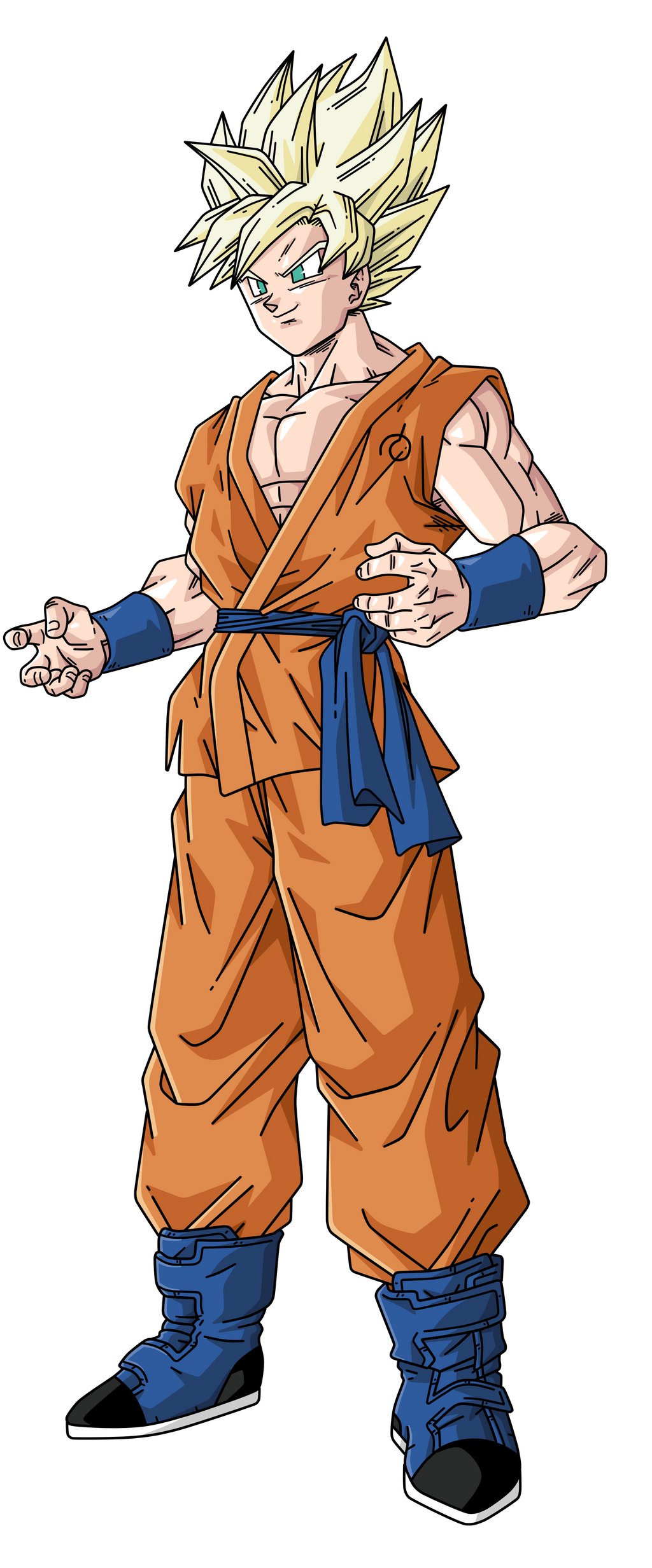 Goku Super Saiyan by BardockSonic on DeviantArt