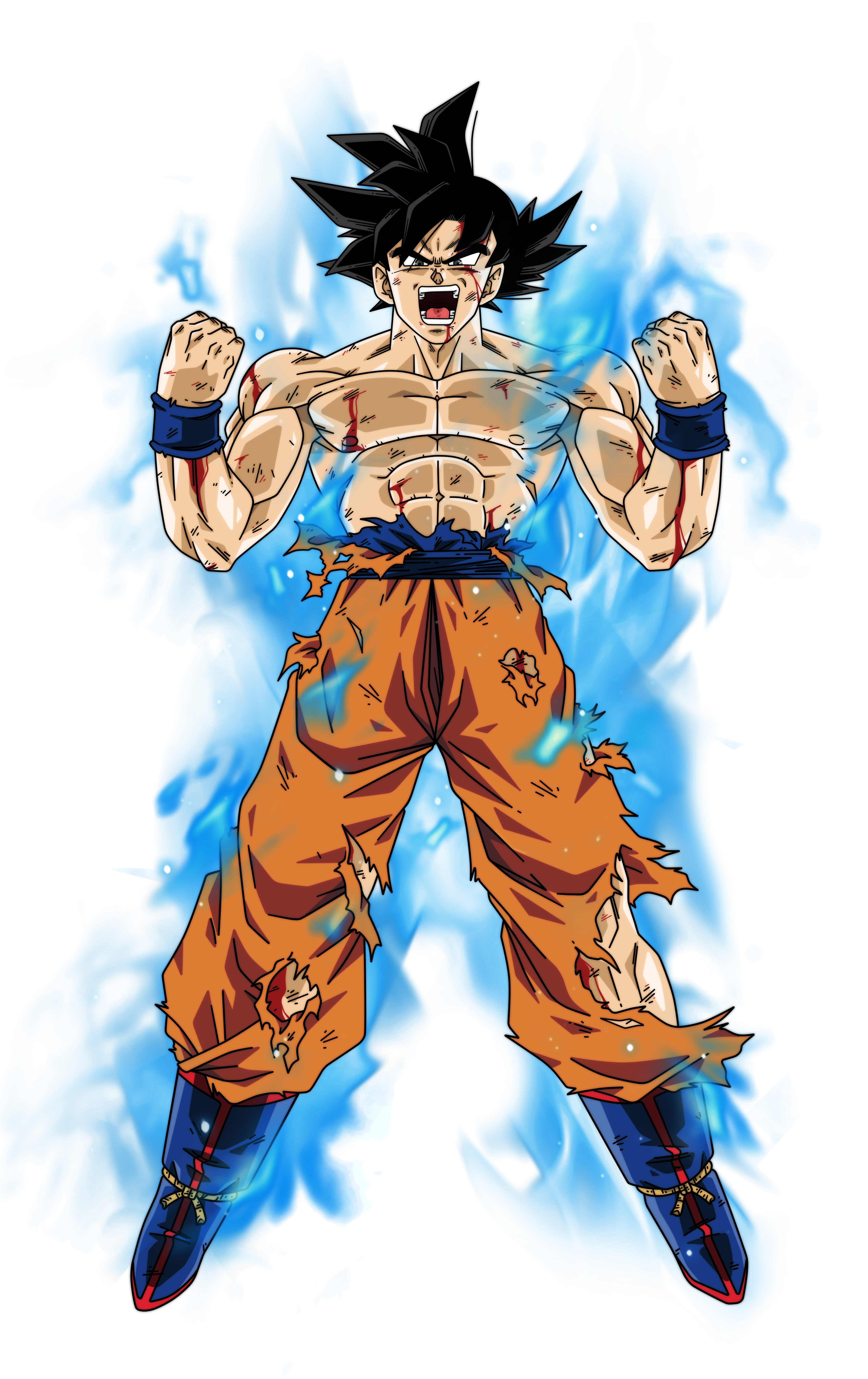 Goku super saiyan Blue kaioken by BardockSonic on DeviantArt