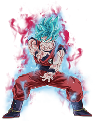 Goku Super Saiyan Blue  Kaioken 2