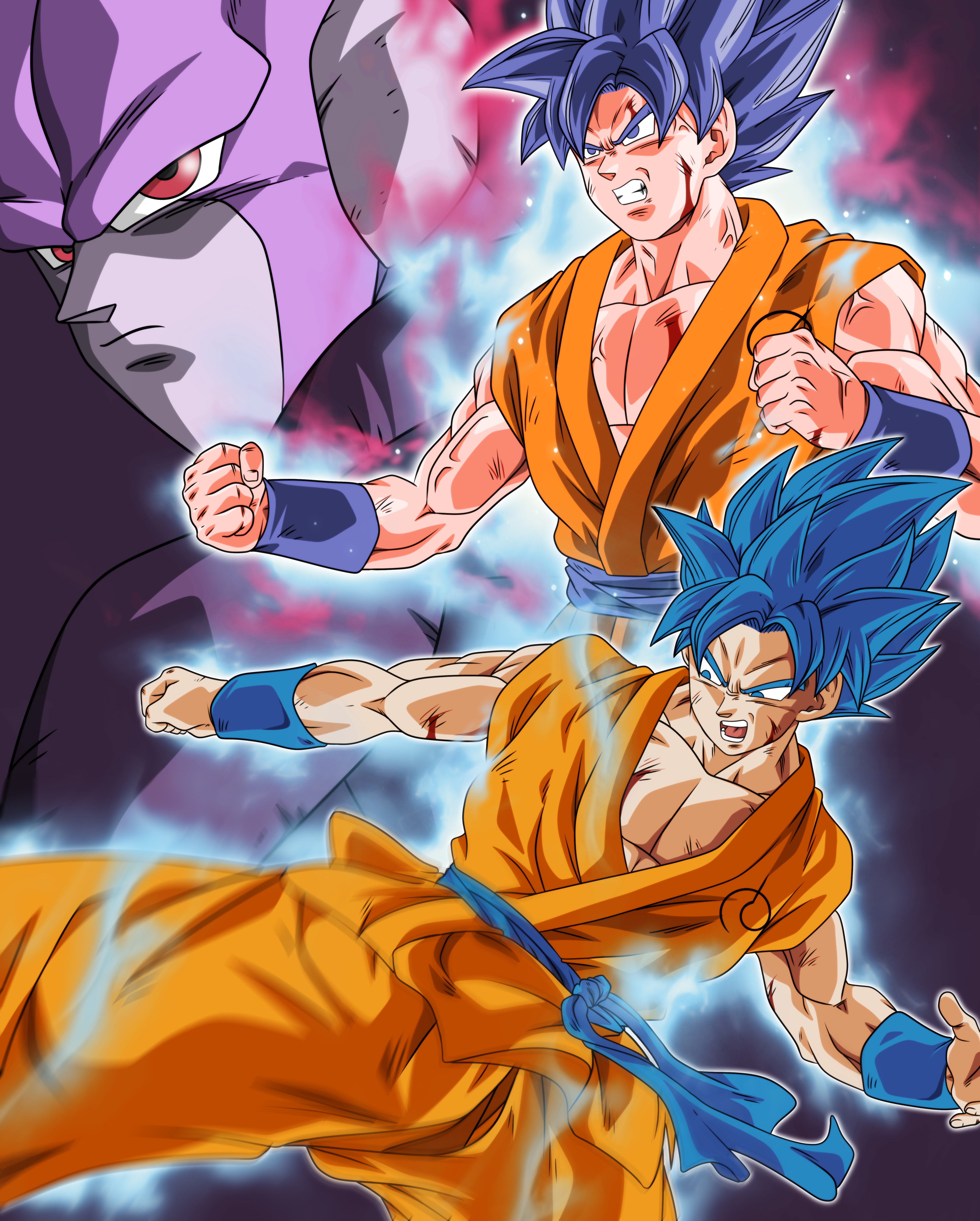 Goku super saiyan Blue kaioken by BardockSonic on DeviantArt