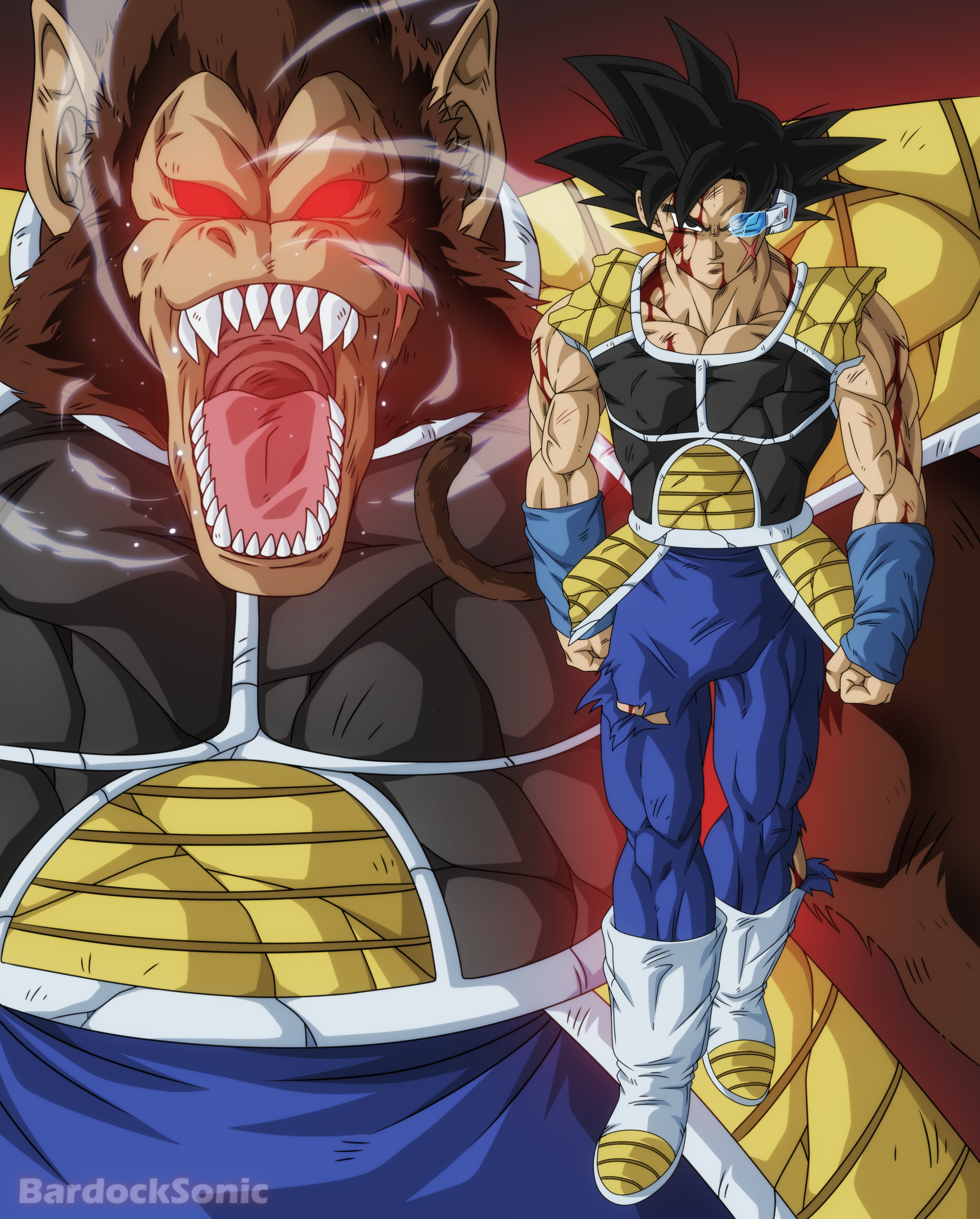 Bardock planeta Vegeta by BardockSonic on DeviantArt