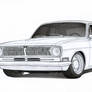 1970 GAZ Volga V8 Drawing