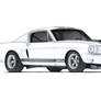 1966 Ford Mustang Shelby GT350R Drawing