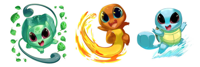 Pokmon Kanto Starters