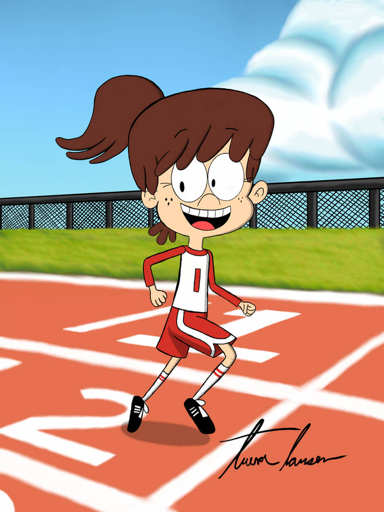 Lynn on the Track by TLarsenArtist on DeviantArt