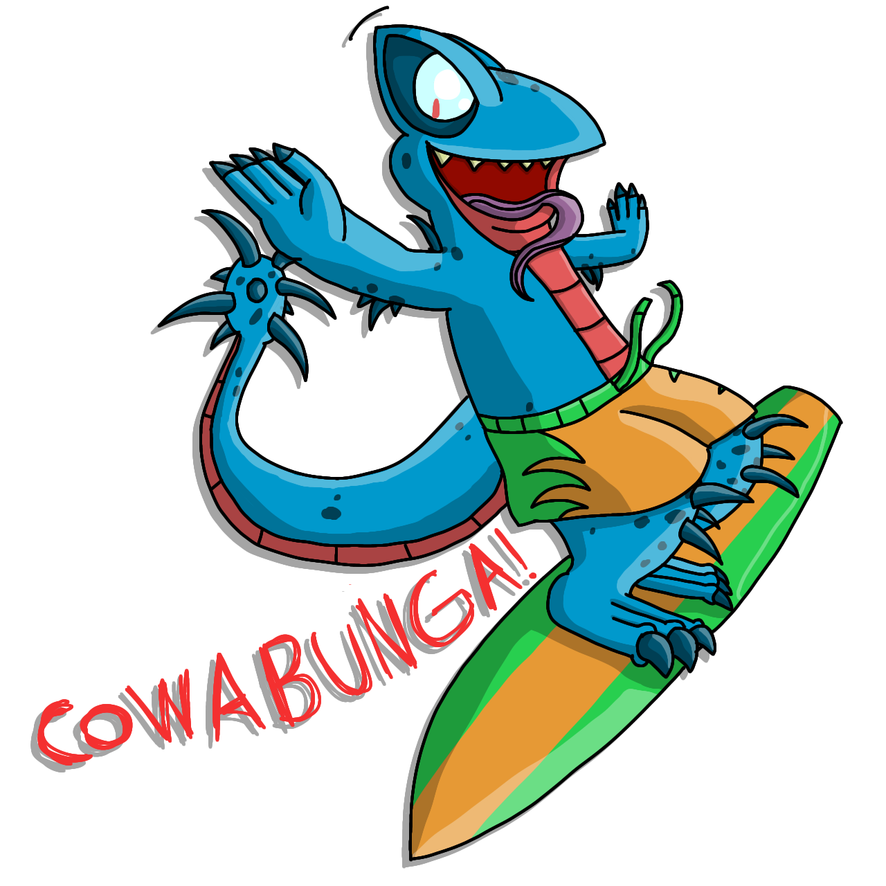 Cowabunga! by ProbPeriPlum on DeviantArt