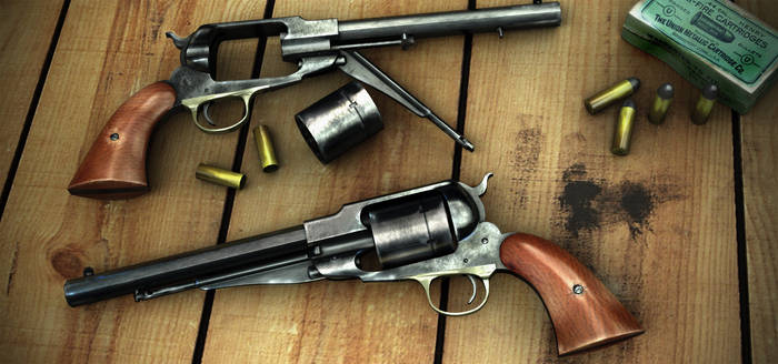 Remington 1858 revolver