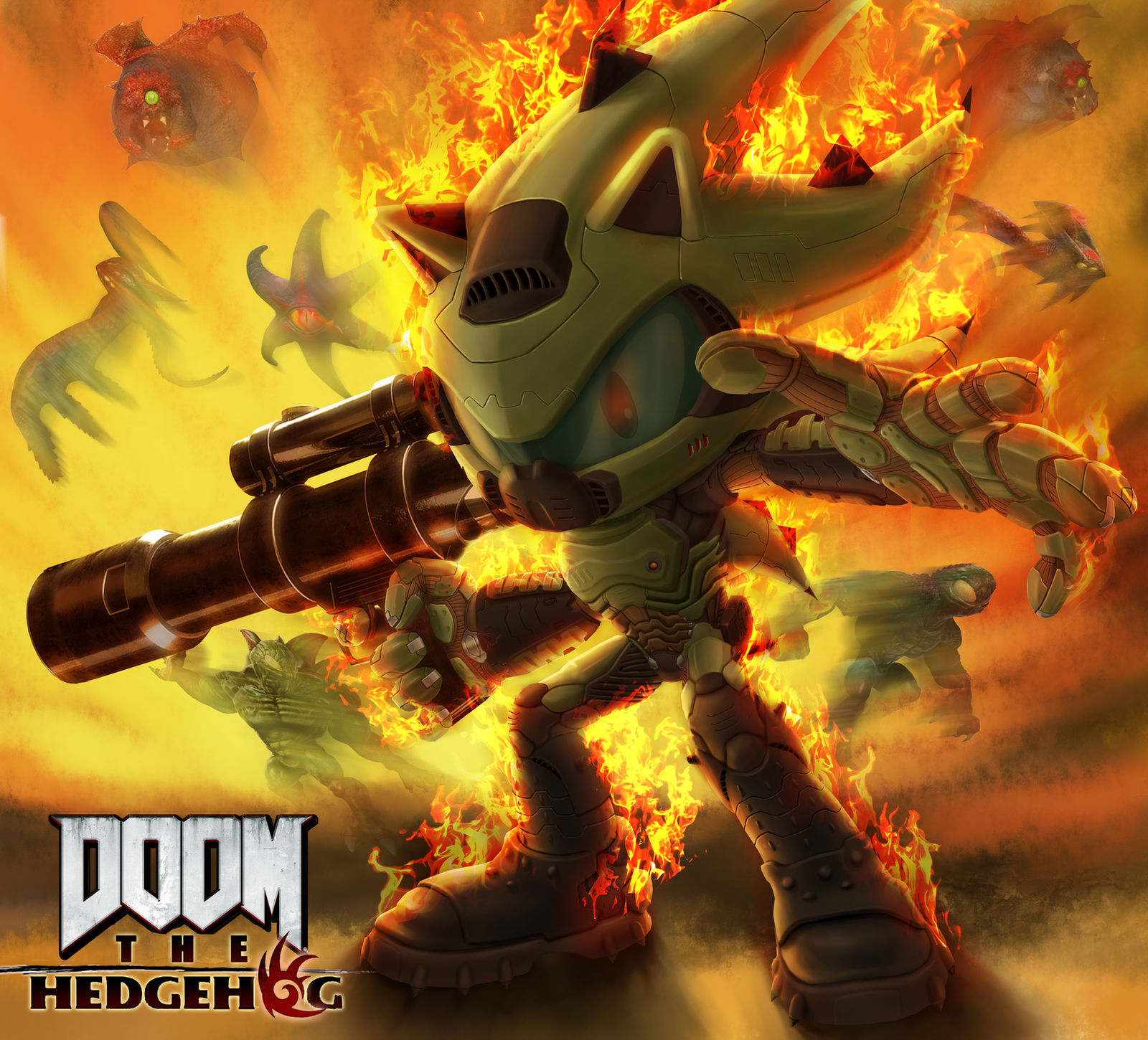Doom Hen Doom the Hedgehog by 13legion13legion on DeviantArt