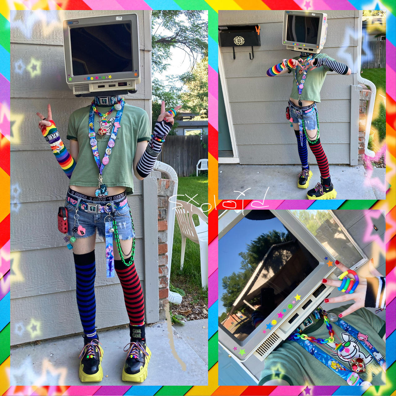 Computer Monitor Head Cosplay Monitor Head!! (oc cosplay) by siolane on DeviantArt