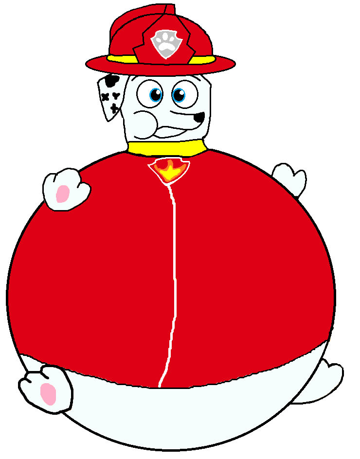 Paw Patrol Marshall Inflation by Lahmom2000 on DeviantArt