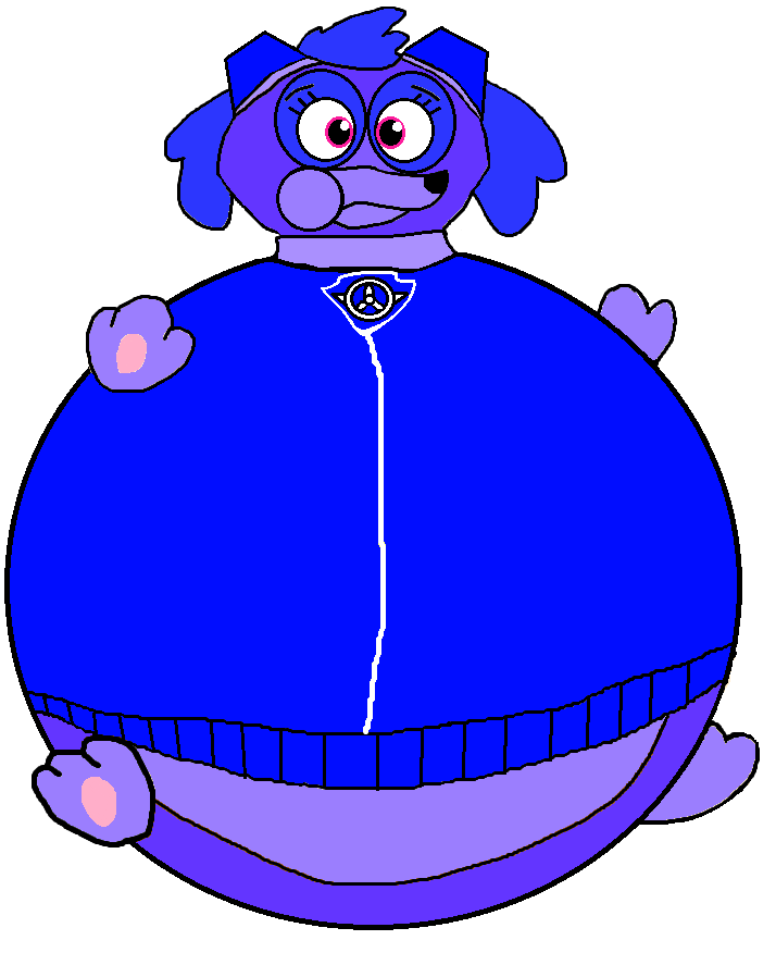 Glggles Inflation Skye Blueberry Inflation (With Goggles) by Lahmom2000 on DeviantArt
