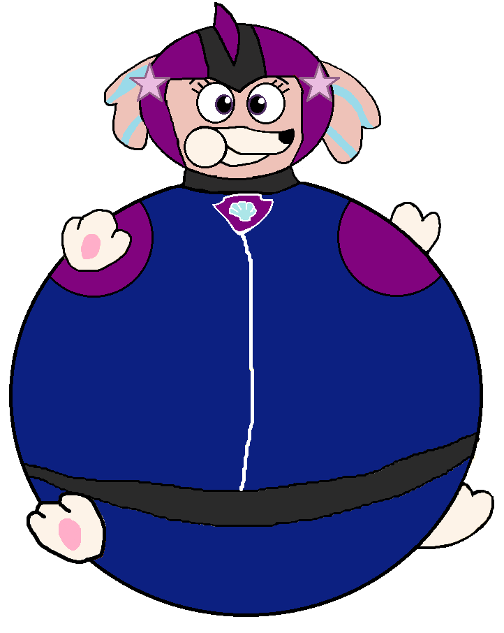 Coral (PAW Patrol) inflation (recolored) by Lahmom2000 on DeviantArt