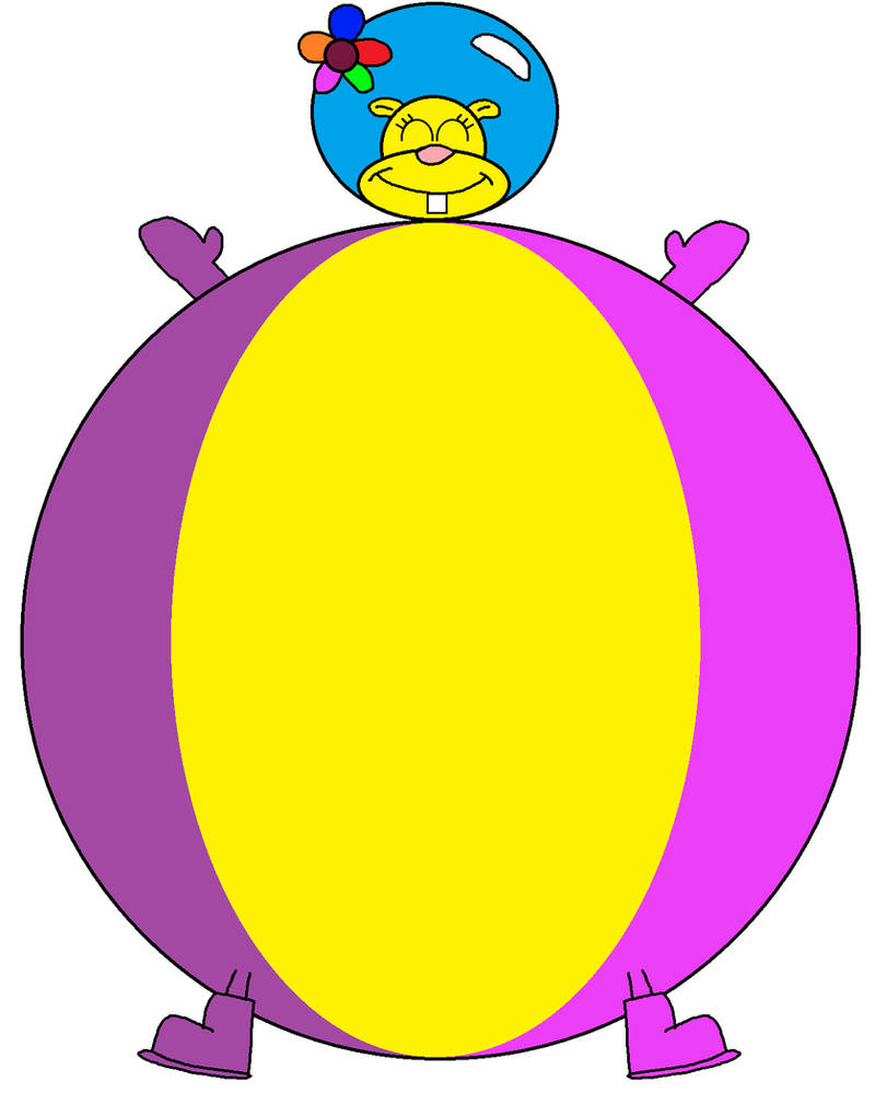 Beachball Sandy Cheeks Inflation by Lahmom2000 on DeviantArt