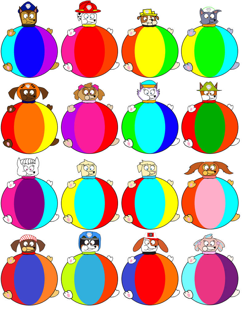 Paw Patrol Beachball Swimsuit Pups by Lahmom2000 on DeviantArt