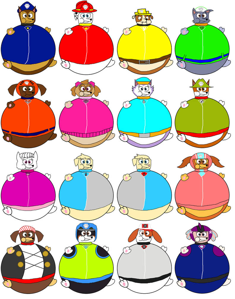 PAW Patrol Pups Paws On Deck Inflation by Lahmom2000 on DeviantArt