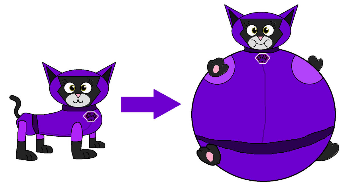 Cat Inflation Animation Shade (Cat Pack) Inflation Transform (My Version) by Lahmom2000 on ...