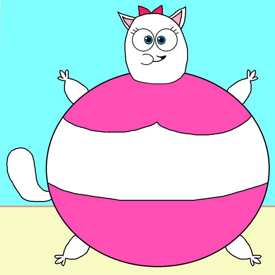 Gidget (TSLOP) inflated body in her pink bikini by Lahmom2000 on DeviantArt