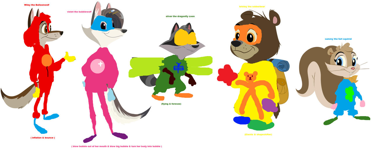 The Great Wolf Pack As Superheroes by Lahmom2000 on DeviantArt