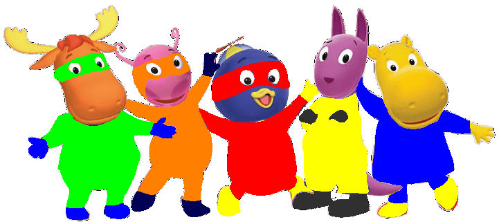 Backyardigans Anti The Backyardigans in superhero outfits by Lahmom2000 on DeviantArt