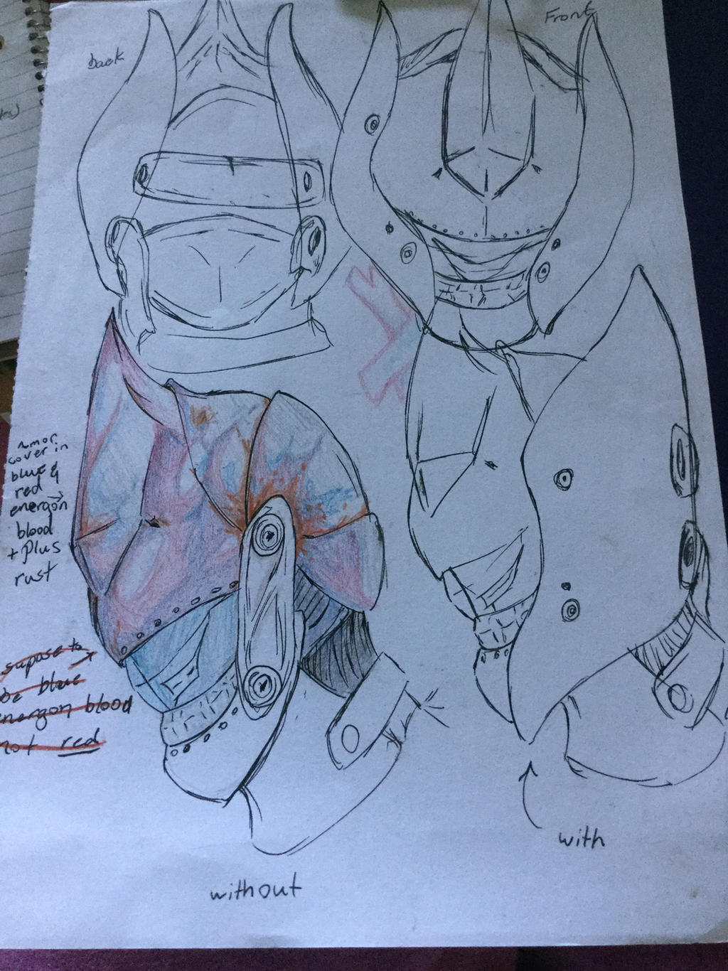 The Bloody Mech (Crused Royalty) helm design