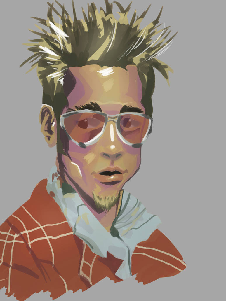 Project Durden Tyler Durden full painting by Pokkets on DeviantArt