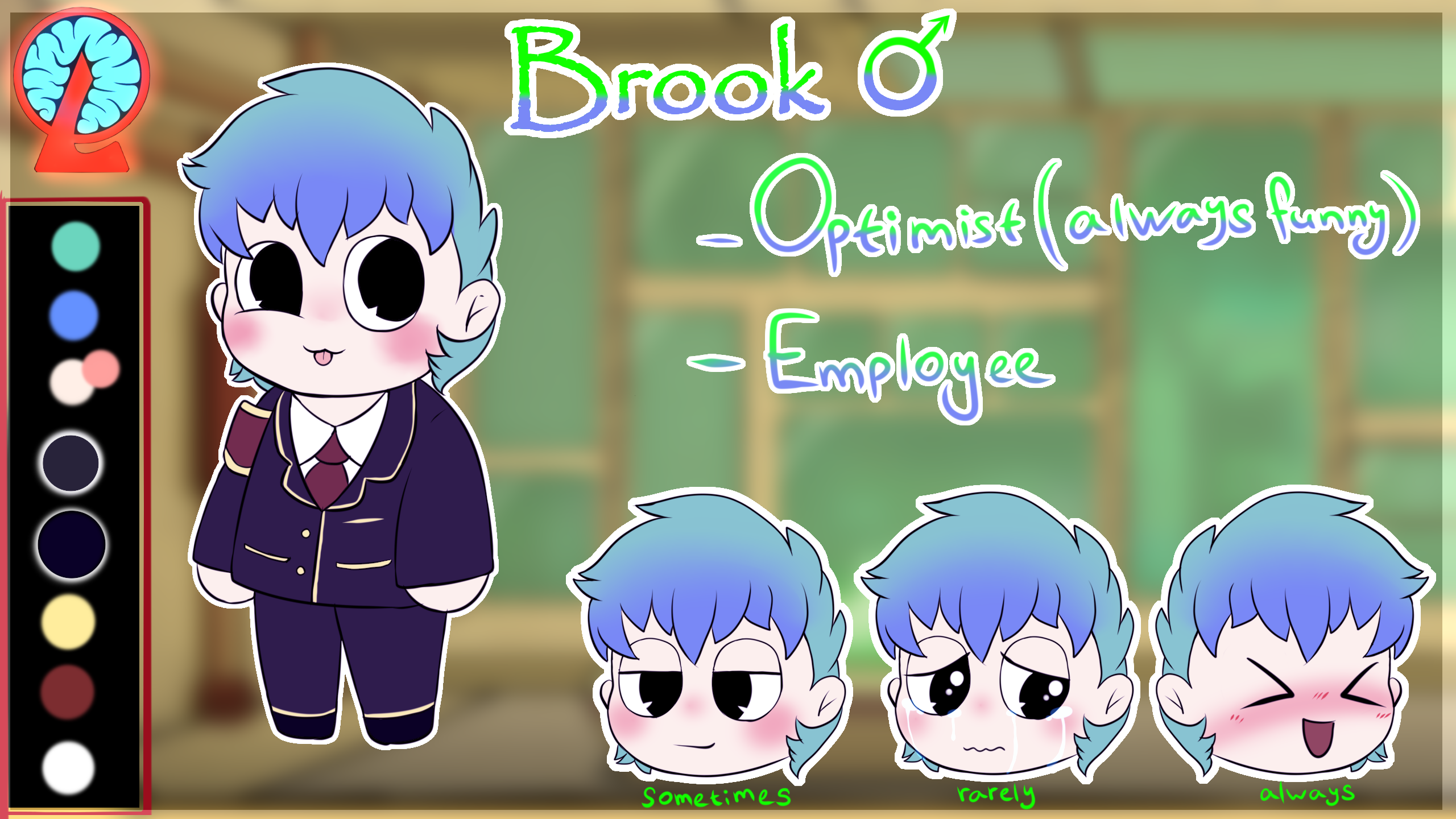 Brook Lobotomy Corporation Oc By Wolfythewolf555 On Deviantart