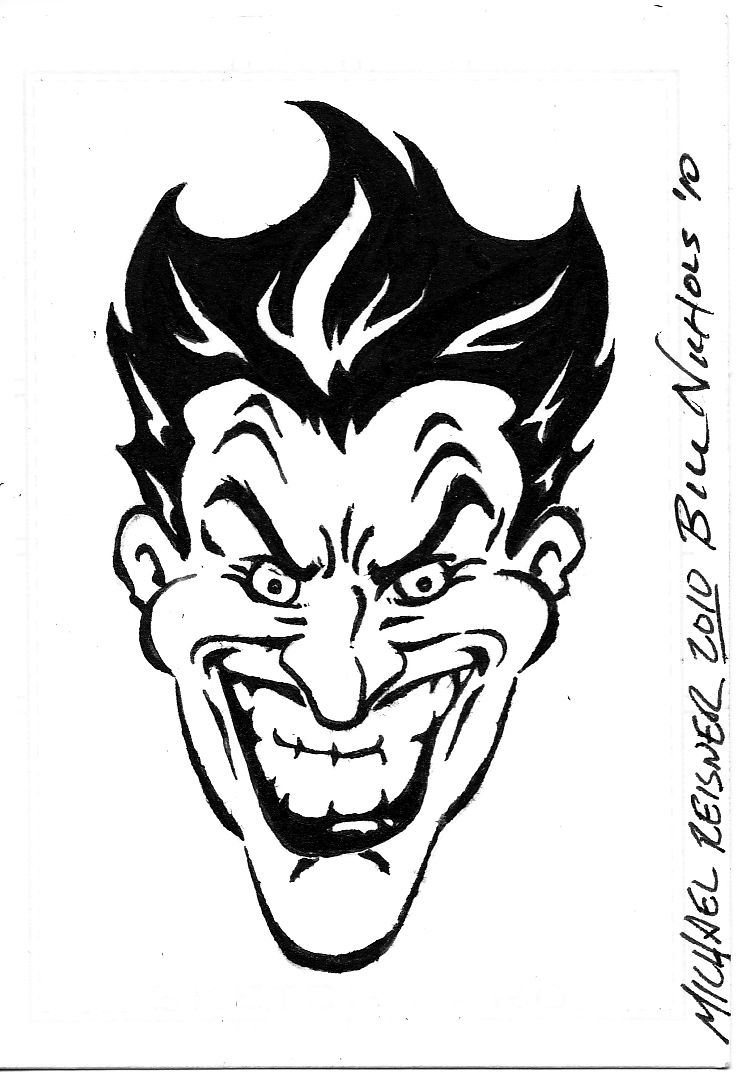Joker Sketch Card By Billnichols On Deviantart Joker Sketch Card By Billnichols On Deviantart
