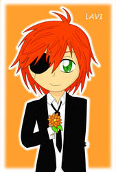 Lavi with a flower