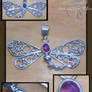 Dragonfly Filigree Pendant