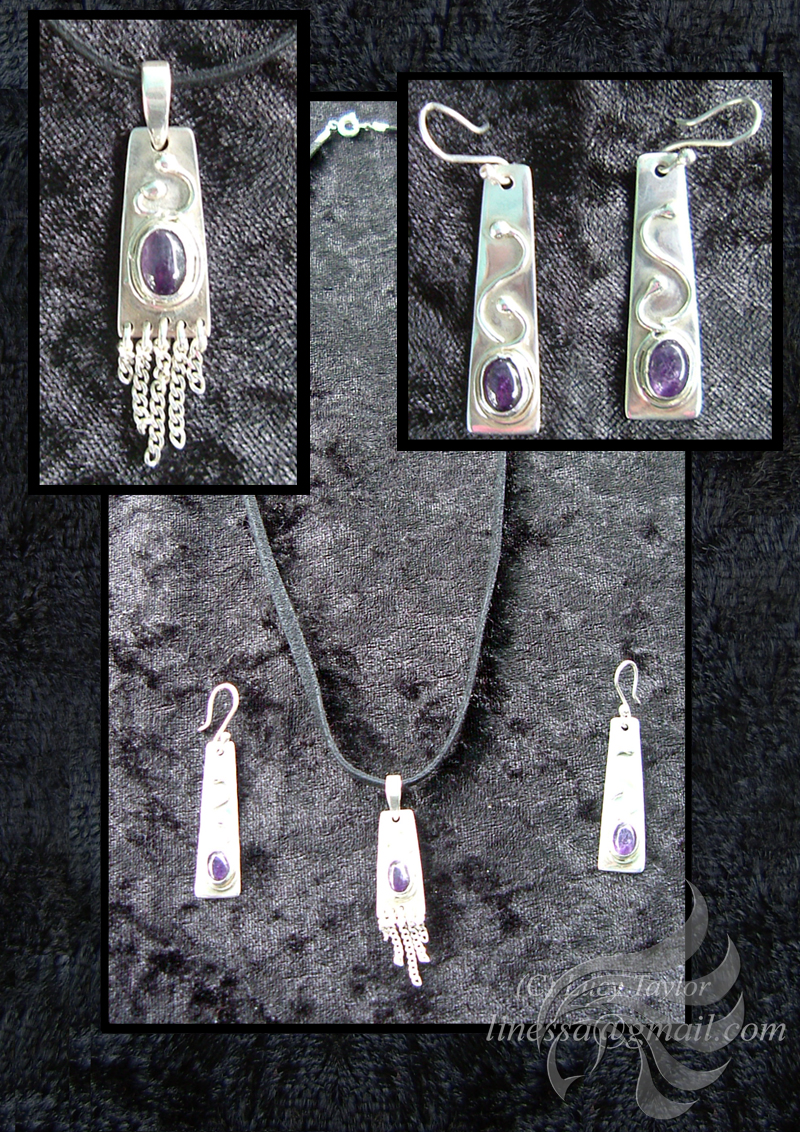 Amethyst and Silver Set 1