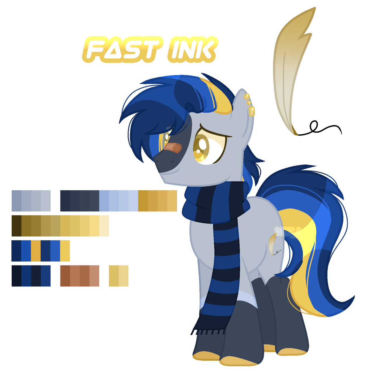 Fast Ink Reference Sheet by NeonLightSpace on DeviantArt