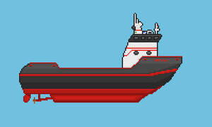 SeaHawk Pixel Model Enlarged