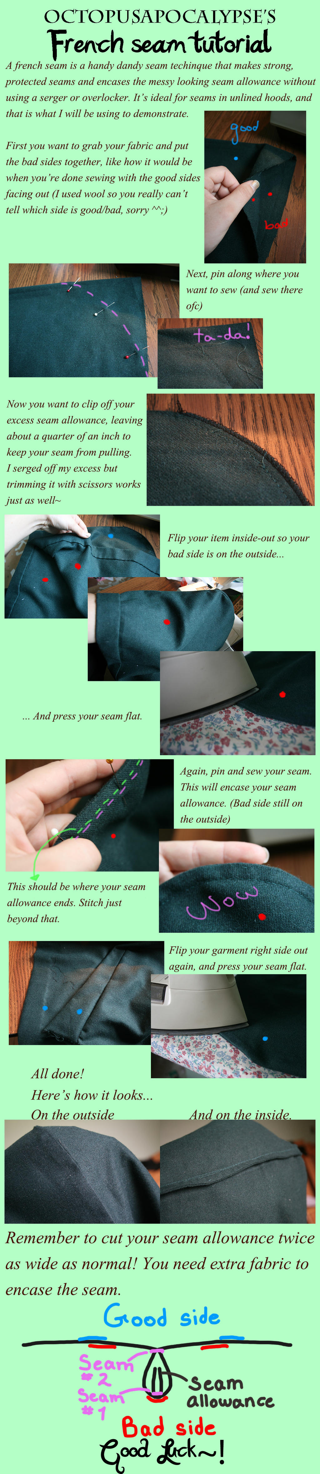 French seam tutorial