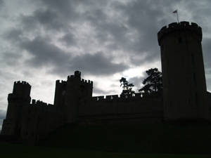 Warwick Castle Silhouette