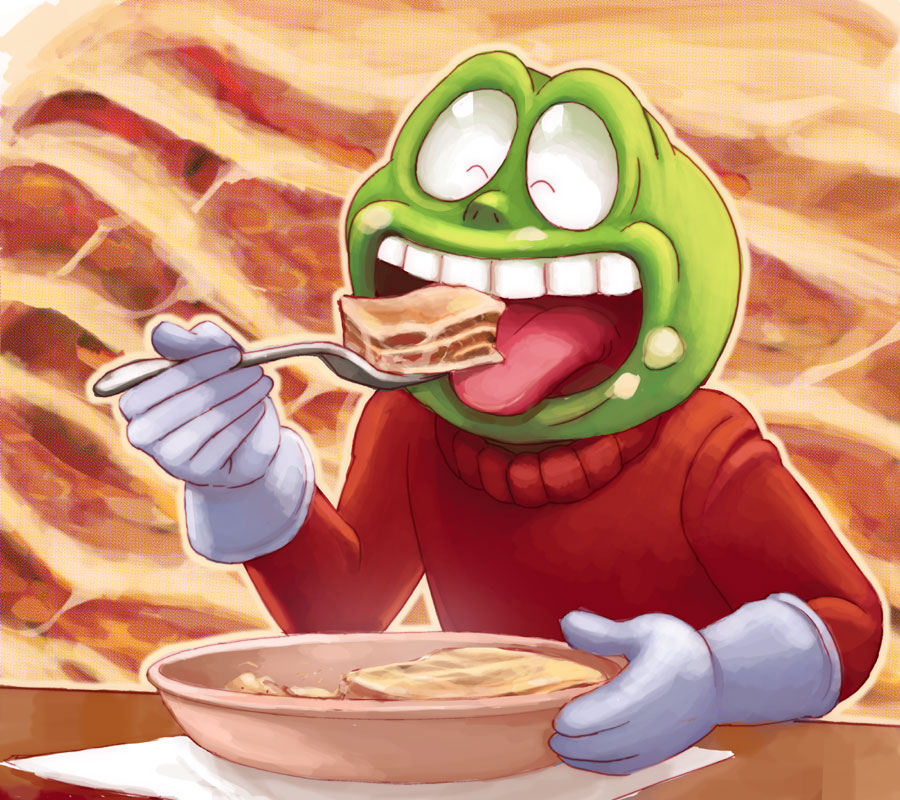 Rana Eat Lasagna By Otenba Bekki On Deviantart Rana Eat Lasagna By Otenba Bekki On Deviantart