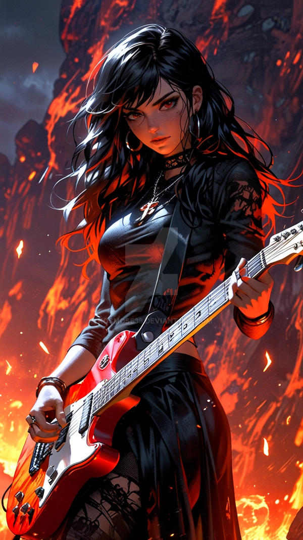 Deviantart Rocker Girl Rock Girl 7 by Kosmos639 on DeviantArt