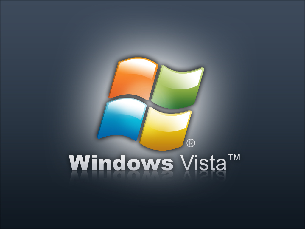 Vista Wallpaper -Glass Logo-