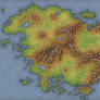 Worldbuilding Continent Map WIP by lancedART on DeviantArt