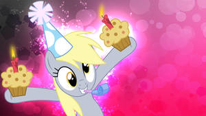 MLP: Derpy's muffin-party Wallpaper