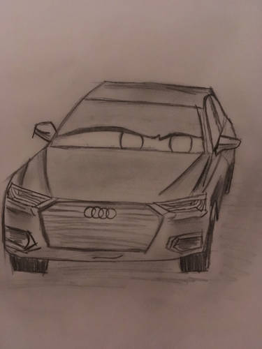 Audi a6 Drawing Zeichnung car Audi a6 4g by KadiiaaH on DeviantArt