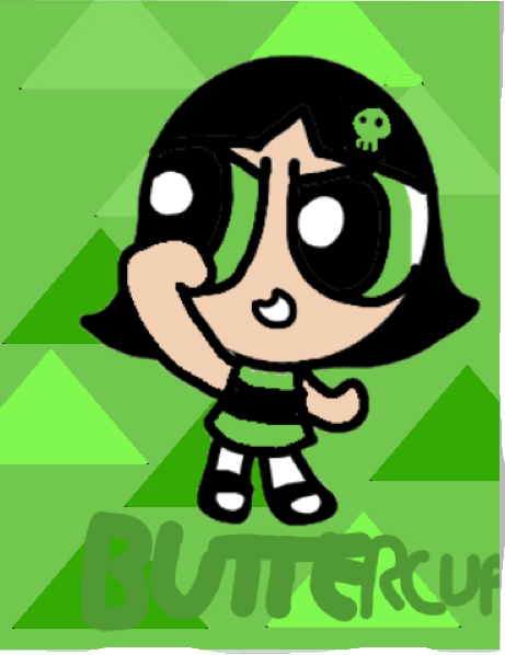 buttercup color green the powerpuff girls by Va919530 on DeviantArt