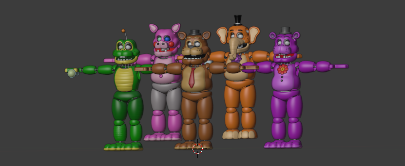 FNaF 1 Pack v1 Blender Release! by Spinofan on DeviantArt