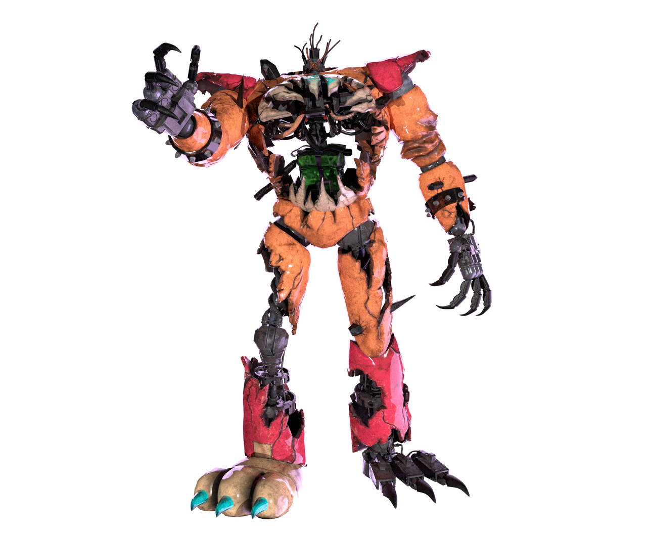 B3D | FNaF - Ruin Glamrock Freddy + Rig DL by Aleksz3D on DeviantArt