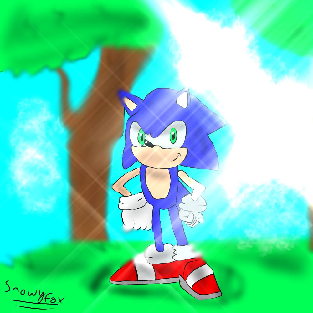 Sonic R Deviantart Sonic the Hedgehog by Snowyfoxplays on DeviantArt